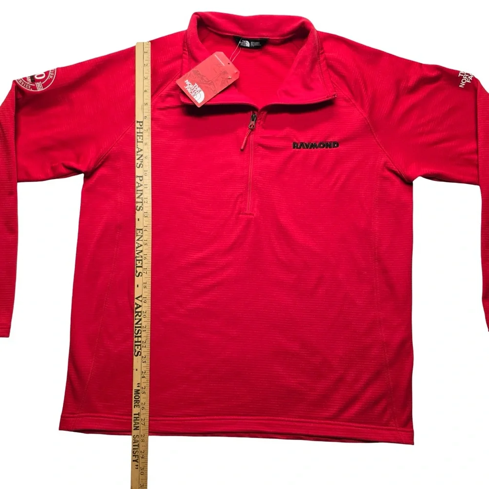 The North Face 1/4 Zip‎ Pullover Red XL NWT Corporate